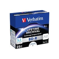 Verbatim M-Disc 4x BD-R 25Go, Disques Blu-ray 