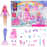 Barbie Advent Calendar, Poupée Poupée mannequin, Femelle, 3 an(s), Garçon/Fille, 300 mm, 137 g