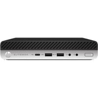 HP EliteDesk 800 G4 MP Reconditionné, Mini PC Noir/Argent