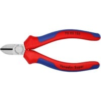 KNIPEX 70 02 125, Tenailles de cran Rouge/Bleu