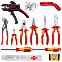 KNIPEX Set d'extension Électro II, 14 pièces, Set d'outils 