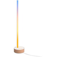 Philips Lampe à poser Gradient Signe, Lumière LED Blanc/bois, Philips Hue White and Color ambiance Lampe à poser Gradient Signe, Lampe de table intelligente, Bluetooth/Zigbee, Blanc, LED, Aluminium, Ampoule(s) non remplaçable(s)