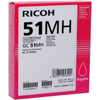 Ricoh 405864 cartouche d'encre 1 pièce(s) Original Rendement élevé (XL) Magenta Rendement élevé (XL), Magenta, 1 pièce(s), 2500 pages, Paquet unique