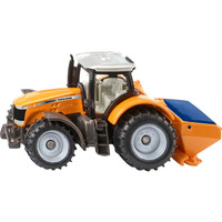 SIKU Massey Ferguson with Salt Spreader Modèle de tracteur Pré-assemblé, Modèle réduit de voiture Modèle de tracteur, Pré-assemblé, Massey Ferguson, Unisexe, Métal, Plastique, Noir, Orange