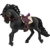 Schleich HORSE CLUB Etalon pure race espagnole avec selle et bride, Figurine Marron, 5 an(s), Multicolore