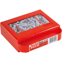 fischer 060515, Cheville Gris clair/Rouge