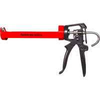 fischer Pistolet d'extrusion métal KPM 3, Pistolet à calfeutrer Noir/Rouge
