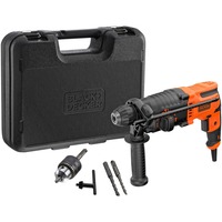 BLACK+DECKER BEHS01K-QS, Marteau piqueur Noir/Orange