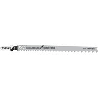 Bosch Lame de scie sauteuse PRO Multi Matériaux épais et fins T345XF, 132mm Noir