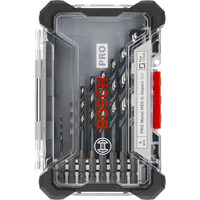 Bosch Set de forets hélicoïdaux PRO Metal HSS-G Impact, 8 pièces, Jeu de mèches de perceuse 