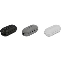 DeLOCK 18335 accessoire pour casque /oreillettes, Bundle Caoutchouc thermoplastique (TPR), Noir, Gris, Blanc