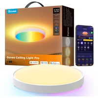 Govee 38cm Plafonnier intelligent RGBICWW Pro, Lumière LED 