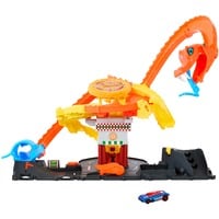 Hot Wheels City – Coffret L’Attaque de la Pizzeria, Circuit 3 an(s), Plastique