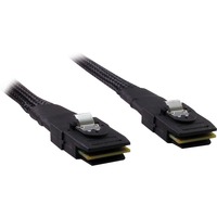 Inter-Tech 88885238 câble Serial Attached SCSI (SAS) 0,5 m Noir Noir, 0,5 m, SFF-8087, SFF-8087, Noir, 35 g