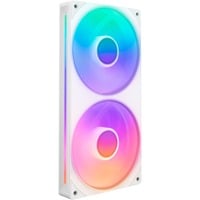 NZXT F240 RGB CORE ventilateurs de boîtier Blanc, 2 pièces, 240 x 120 x 26 mm