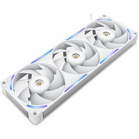 NZXT F360X RGB ventilateurs de boîtier Blanc, 3 pièces, 360 x 120 x 30 mm, PWM