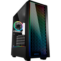 Sharkoon RGB LIT 200 Reconditionné boîtier midi tower Noir | 3x USB-A | RGB | Window