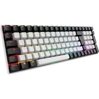 Sharkoon SKILLER SGK50 S2 RGB clavier gaming mécanique Blanc, Layout DE (QWERTZ), Gateron Red, 96%