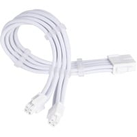SilverStone Câble de rallonge d'alimentation SST-PP07E-EPS8W-V2, EPS 12V 8 broches (4+4), Câble d'extension Blanc