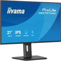 iiyama ProLite XB2797HSU-B1 27" Moniteur Noir (Mat), 1x DisplayPort, 1x HDMI, 2x USB-C, 2x USB-A, 120 Hz, 68,6 cm (27"), 1920 x 1080 pixels, Full HD, LED, 4 ms, Noir