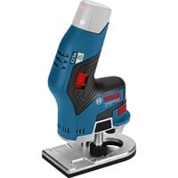 Bosch GKF 12V-8 Professional 13000 tr/min Noir, Bleu, Rouge, Fraiseuse Bleu/Noir, 13000 tr/min, Noir, Bleu, Rouge, 8 mm, 1,5 m/s², 2,5 m/s², (livré sans batterie et sans chargeur)