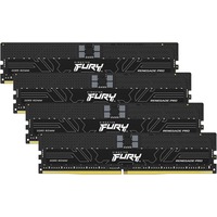 Kingston FURY 64 Go DDR5-5600 (4x 16 Go) mémoire vive Noir, KF556R36RBK4-64, XMP 3.0