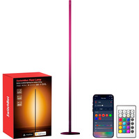 SwitchBot Lampadaire smarte Stehlampe, Lampe à LED Noir