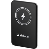 Verbatim Charge 'n' Go Lithium Polymère (LiPo) 5000 mAh Recharge sans fil Noir, Powerbank Noir, 5000 mAh, Lithium Polymère (LiPo), Quick Charge 3.0, Recharge sans fil, Noir