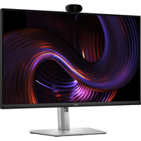 Dell Webcam Monitor 27" Noir, 1x DisplayPort, 1x HDMI, 2x USB-C, 3x USB-A, 1x RJ-45, 68,6 cm (27"), 2560 x 1440 pixels, Quad HD, LCD, 8 ms, Noir, Argent