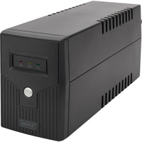 Digitus Onduleur interactif en ligne, 600 VA/360 Watt, UPS Noir