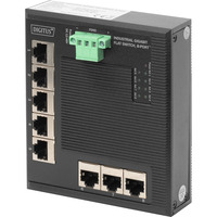 Digitus Switch réseau Ethernet 8P G, plat, industriel UNM 