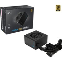 FSP Vita unité d'alimentation d'énergie 20+4 pin ATX ATX Noir alimentation 550 watt Noir, 4x PCIe, 550 W, 110 - 240 V, 50/60 Hz, 8-4 A, Actif, 100 W