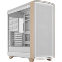 Fractal Design Summit boîtier midi tower Blanc/bois | 2x USB-A | 1x USB-C | Window