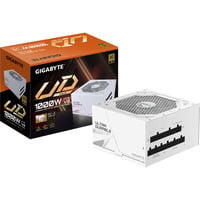 GIGABYTE UD1000GM PG5 V2 ICE alimentation  modulaire 1000 watt Blanc, 1x 12V-2x6, 4x PCIe