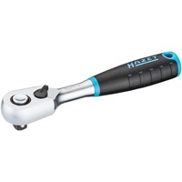 Hazet Cliquet à denture fine HiPer 1/4", Clè dynamométrique Noir/Bleu