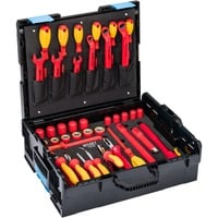 Hazet Set d'outils 150/39 haute tension, isolé de protection VDE, 39 pièces Rouge/Jaune