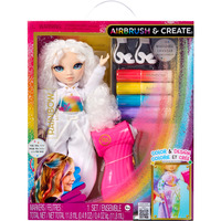 MGA Entertainment Rainbow High Air Brush & Create Fashion Dolls -Green Eyes, Poupée Rainbow High Air Brush & Create Fashion Dolls -Green Eyes, Poupée mannequin, Femelle, 4 an(s), Garçon/Fille, 280 mm, Multicolore