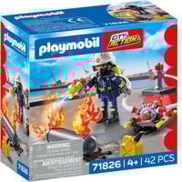 PLAYMOBIL Action Heroes Suppression d'un réservoir de gaz, Jouets de construction 