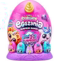 ZURU Eggzania Surprise Mania ZURU, Figurine Rainbocorns Eggzania Surprise Mania, Animaux en peluche, 3 an(s)