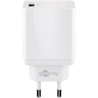 goobay 44955 chargeur d'appareils mobiles Blanc Intérieure Blanc, Intérieure, Secteur, 5 V, IP20, Blanc