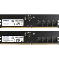ADATA AD5U480016G-DT module de mémoire 32 Go 2 x 16 Go DDR5 4800 MHz ECC, Mémoire vive Noir, 32 Go, 2 x 16 Go, DDR5, 4800 MHz, 288-pin DIMM