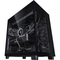 ALTERNATE ALT-BO-AMD-001, PC gaming Noir/transparent