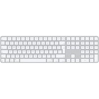 Apple Magic Keyboard avec Touch ID et pavé numérique Argent/Blanc, Layout  Royaume-Uni