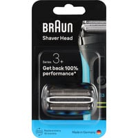 Braun Series 3 735797 accessoire de rasage Tête de rasage Noir, Tête de rasage, 1 tête(s), Noir, Acier inoxydable, 18 mois, Braun, Series 3+ 32 B