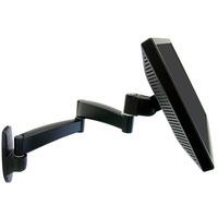 Ergotron Serie 200 Montage murale, Support de moniteur Noir