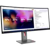 Lenovo ThinkVision P40WD-40 39.7" 4K Ultra HD Moniteur UltraWide incurvé Noir, 1x DisplayPort, 1x HDMI, 2x USB-C, 5x USB-A, 2x Thunderbolt, 1x RJ-45, 120 Hz, 100,8 cm (39.7"), 5120 x 2160 pixels, LCD, 6 ms, Noir