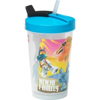 Gobelet LEGO avec paille Ninjago Classique Noir