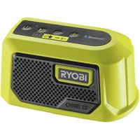 Ryobi ONE+ Enceinte Bluetooth Mini sans fil, 18 Volt, Haut-parleur Vert/Noir
