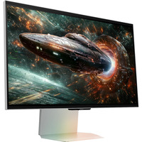 SAMSUNG Écran PC Gaming 27" Odyssey 3D G90XF 4K UHD 165Hz Moniteur Argent, 68,6 cm (27"), 2160 x 3840 pixels, 4K Ultra HD, LED, 1 ms, Argent