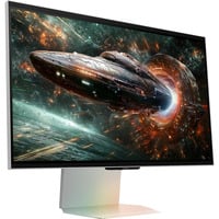 Samsung Écran PC Gaming 27" Odyssey 3D G90XF 4K UHD 165Hz Moniteur Argent, 1x DisplayPort, 2x HDMI, 2x USB-A, 165 Hz, 68,6 cm (27"), 2160 x 3840 pixels, 4K Ultra HD, LED, 1 ms, Argent